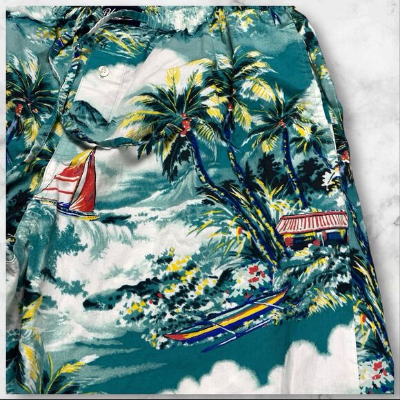 Polo Ralph Lauren's Men's Large Pajama Pants Sleepwear Tropical-Print - Picture 11 of 16